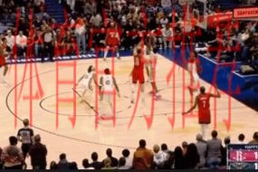 申京假投真传 阿门心领神会空接暴扣